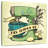 Tergel Retro Bakery Green I-109393614