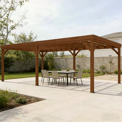 Pergola en bois pour jardin