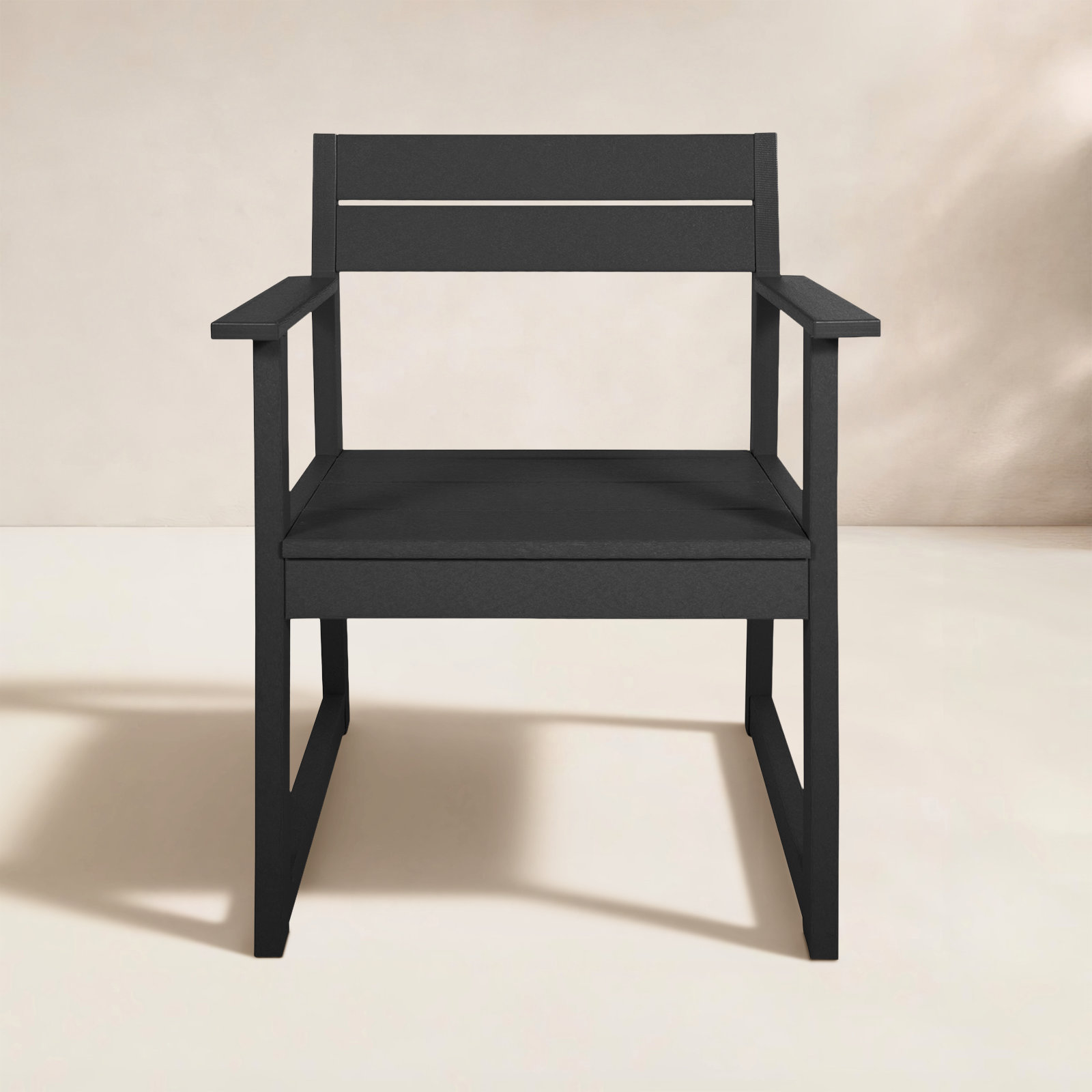 Patio Armchair, Black Sand