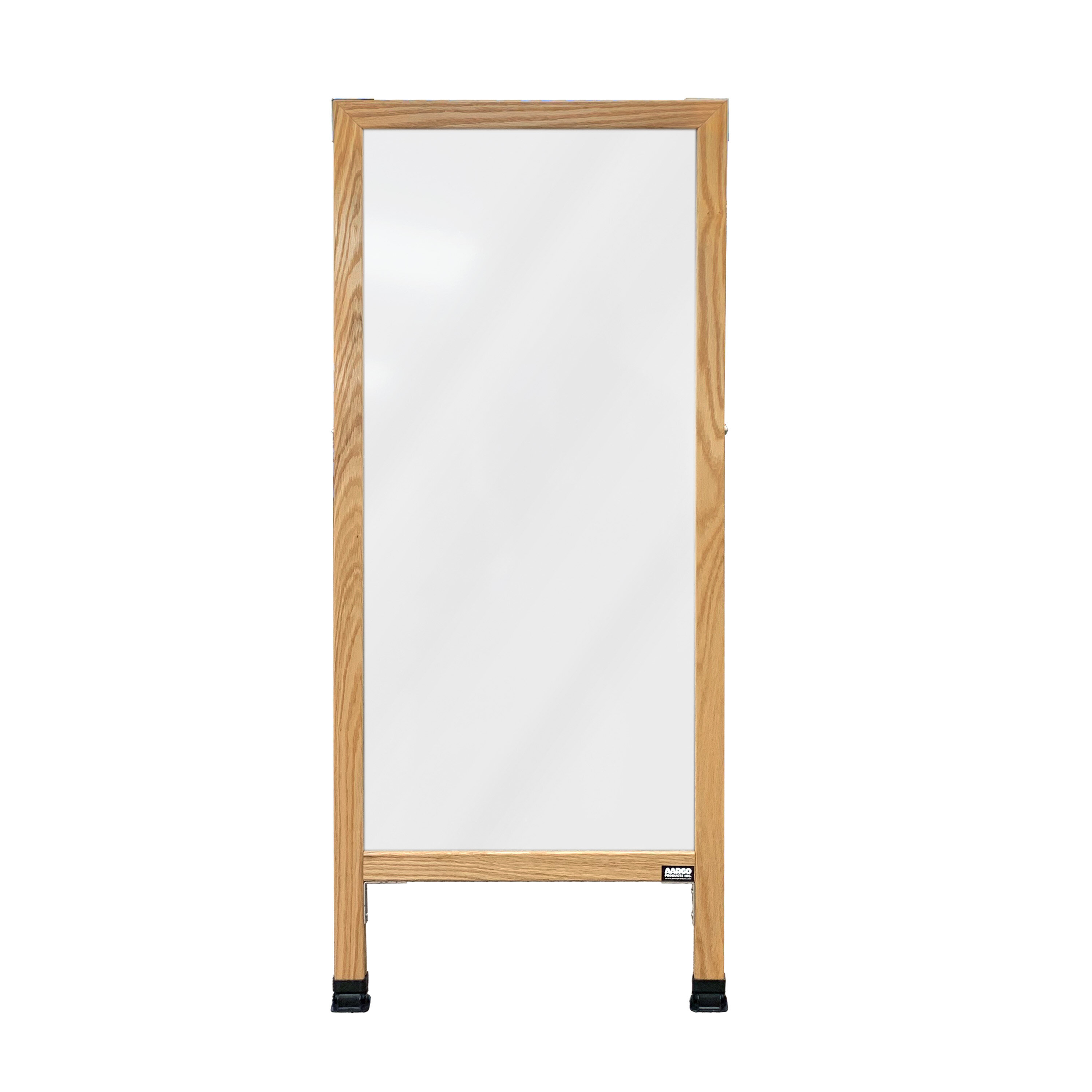 Rustic Wood Framed Dry Erase Whiteboard Easel Whiteboard Sign / Sandwich  Board / Sidewalk Sign / Sandwich Board Sign / White Board 