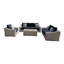 Sommer Wicker 6 - Person Patio Conversation Sets with Cushions-77035694