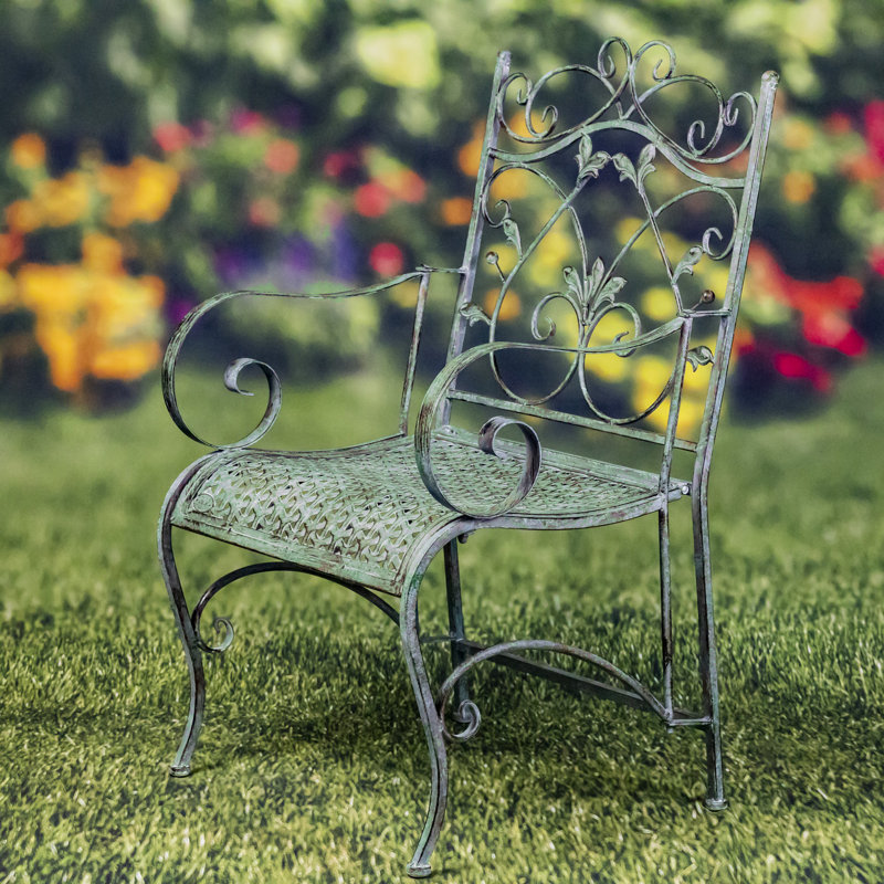 Chaise de jardin Nyquist, Vert Verdi