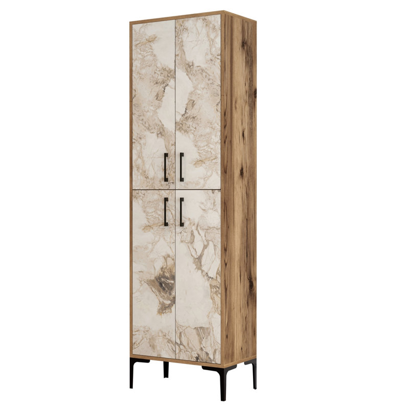 Adamma Freestanding Linen Cabinet