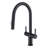Novo Single Hole Two Handle Pull Down Kitchen Faucet-123809207