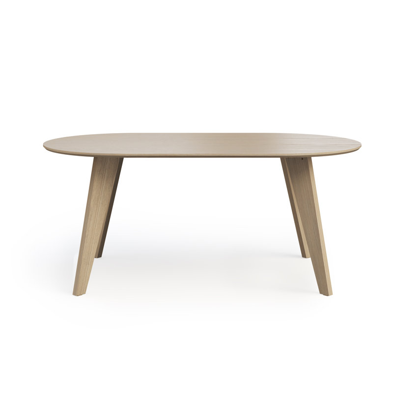Caspian Oval Dining Table, Light Oak