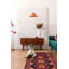 Tapis de couloir unique en laine noué à la main de style années 1990 de 3 pi 9 po x 9 pi 0 po Stevie