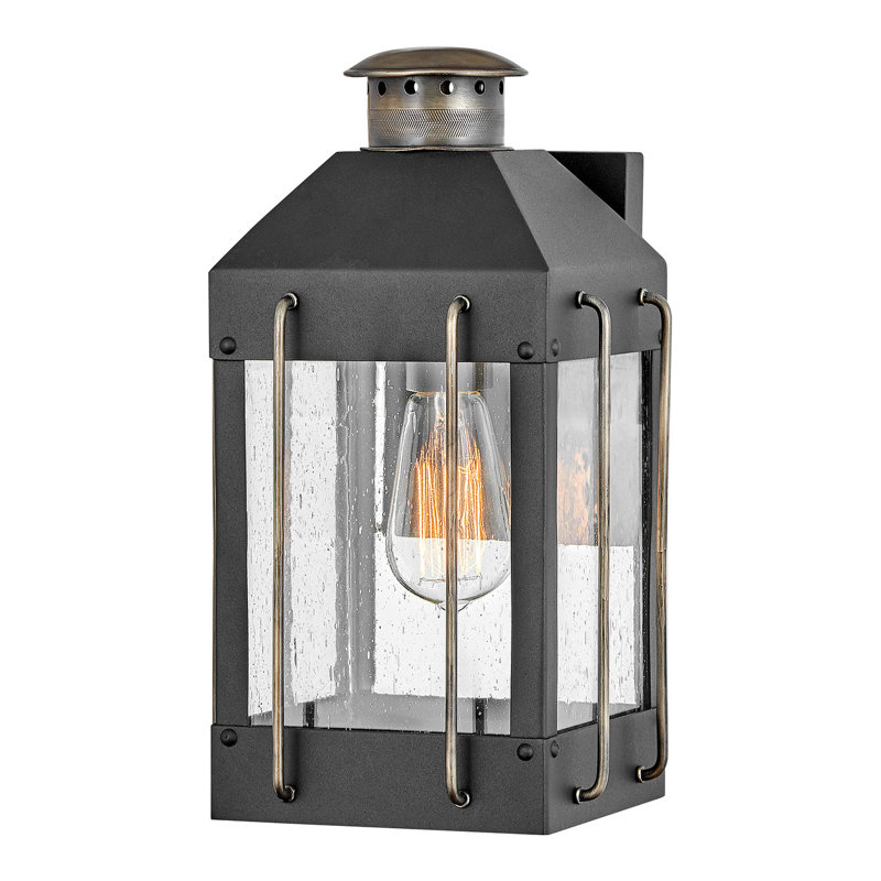 Fitzgerald One-Light Outdoor Heritage Wall Lantern