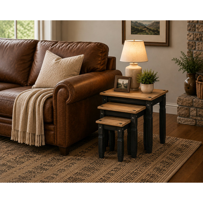 Gulzaar Solid Wood Nesting Tables