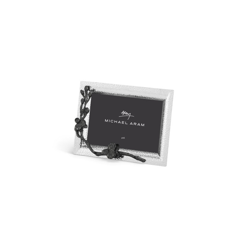 Black Orchid Picture Frame 4x6