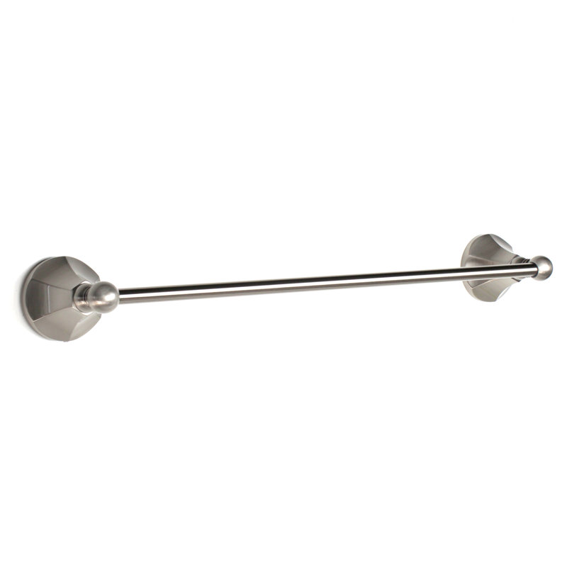 Barre à serviettes murale 24" Vera, L 24 po, Nickel satiné