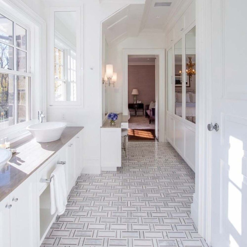 Esplanade Marble Tile, Canyon Cloud