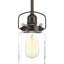Luminaire suspendu en pot 1 lumière Leyden-1991040591