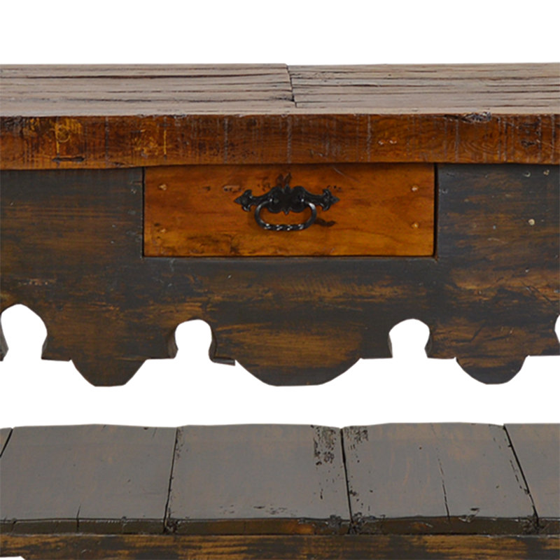Grey Wash Solid Wood Credenza