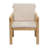 Patio Single Wood Arm Chair-113752697