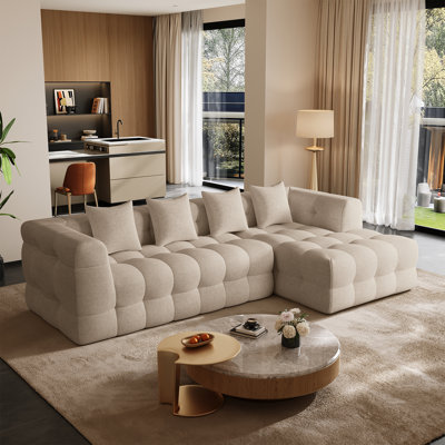 Canapé modulaire rembourré 2 pièces Boneless