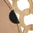 Dominic Solid Wood Circle Wall Mirror