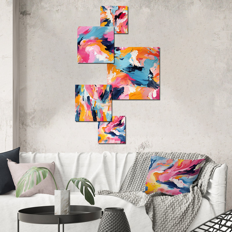 Daejia - Ensemble d'art mural abstrait de 5
