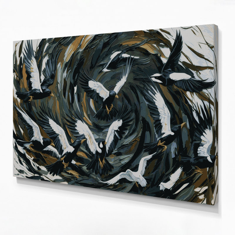 «Birds Common Fiscal», art mural sur toile, H 24 po x l 36 po