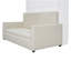 Lit escamotable double pleine grandeur avec coussin, blanc-1461936356-1461936355