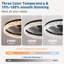 Ventilateur de plafond intérieur encastré avec lumière DEL et télécommande-114247824