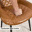 46cm H Upholstered Metal Parsons Chair-112263674-108023532