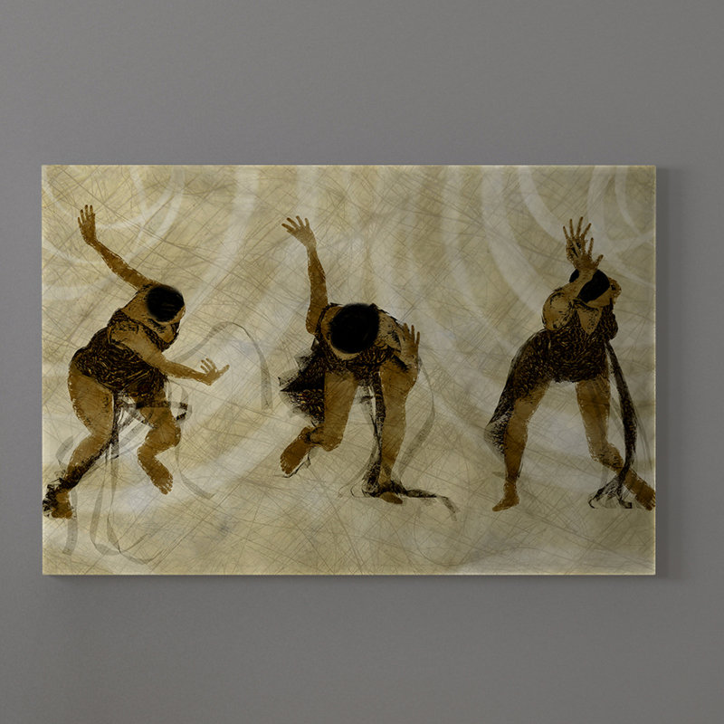 « tribal essence 1 africain american », reproduction d’impression sur toile, H 20 po x l 30 po x P 1,5 po