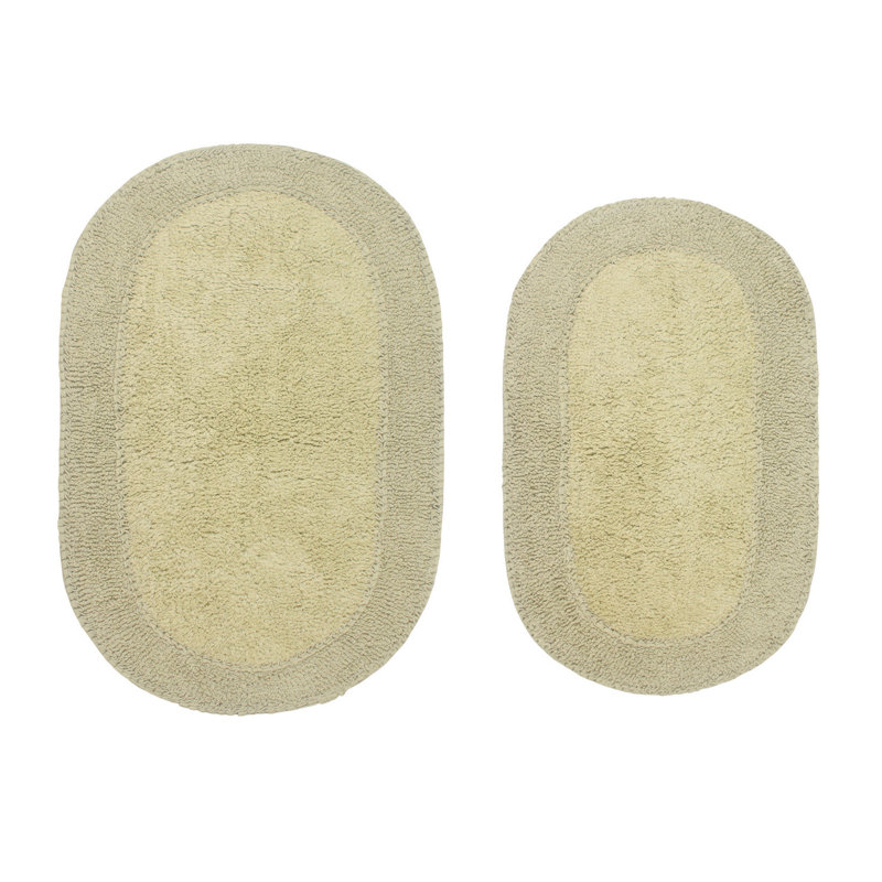 Ensemble de tapis pour salle de bain Xie, Sauge