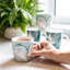 Exotic Crane 4 Piece Mug Set