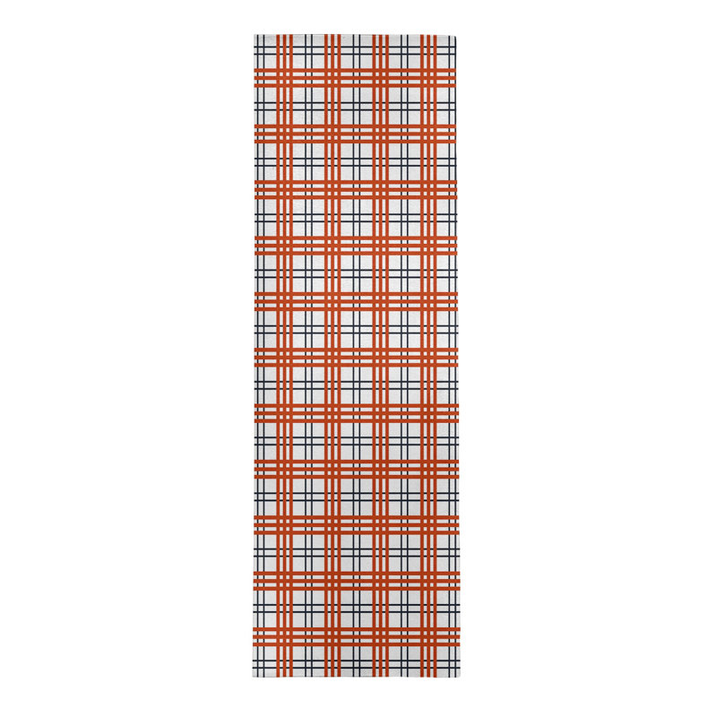 Plaid Indoor Rug, Runner 2'6" x 8'