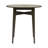 Wood Outdoor Bar Table With Rustic Appeal - Slatted Top And Structure Grey Patio Slat Design For A Contemporary Lounge