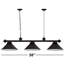 Luminaire de table de billard suspendu pour tables de billard 7 pi / 8 pi / 9 pi