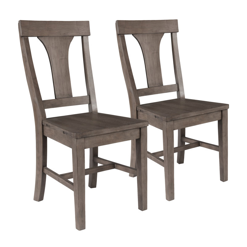 Tuscany Dining Chair Set Of 2 Distressed Brown, Brown
