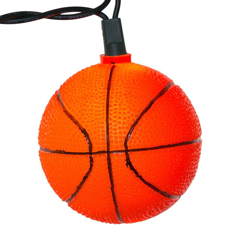 Ensemble de lumières de basketball d'intérieur / extérieur UL 9 lumières Kurt Adler, 9 pi