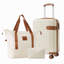 Ensembles de valises 3 pièces, valises de transport en plastique rigide à roulettes 22 po x 14 po x 9 po, approuvées par les compagnies aériennes, 20 pouces