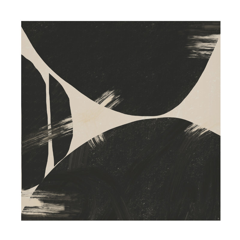 Art sur toile, petit dogue noir, H 14 po x l 14 po
