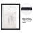 Rickesha Floating Aluminum & Plexiglass Picture Frame - Black-97777456
