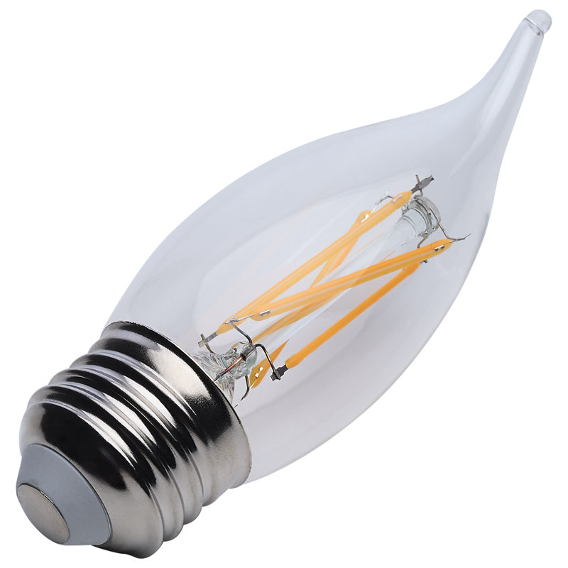 5.5 Watt (60 Watt Equivalent), CA10 LED, Dimmable Light Bulb, E26/Medium (Standard) Base, 2700K, 4W