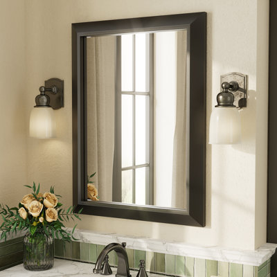 Amara Tempered Glass Mounted Wall Mirror