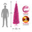 Arbre lamé rose de la collection Tinsel-629209510