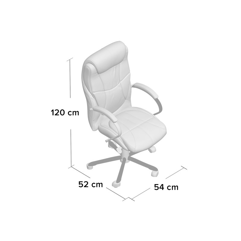 Ebern Designs Executive Chair, Black