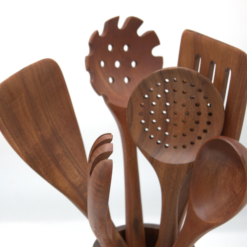 Elyon Tableware 16 Teak Wood Utensil Set