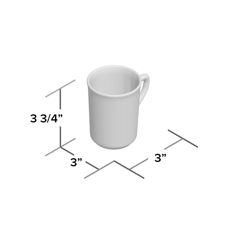 Grande tasse à café Arsène, Rose corail