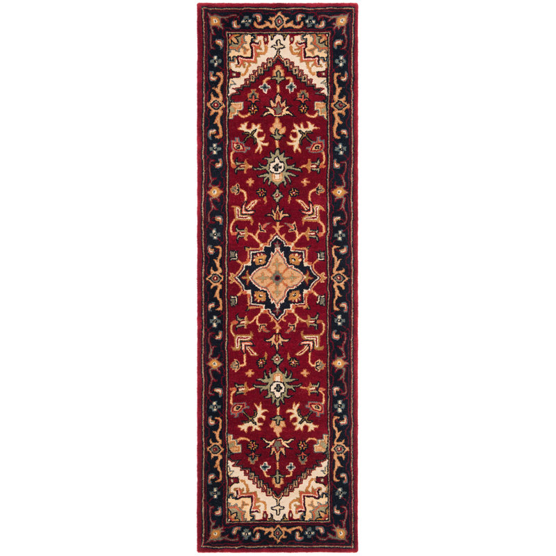 Balthrop Hand Tufted Wool Oriental Rug, Runner 2'3" x 18'