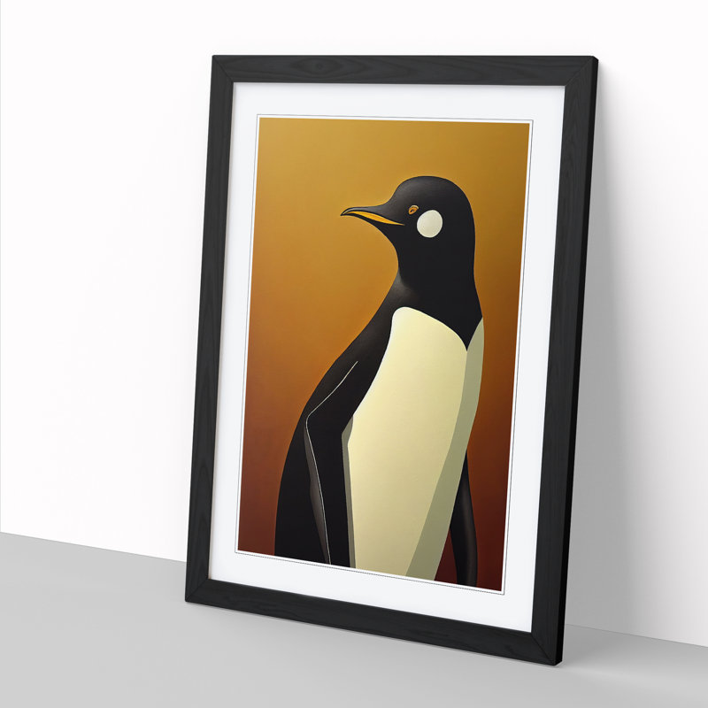 Penguin Contemporary Vol.5 - Single Picture Frame Print, 34cm H x 25cm W x 2cm D, Black