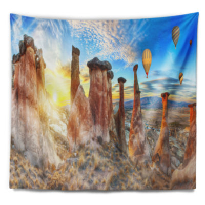 Tapisserie aux champignons Landscape
