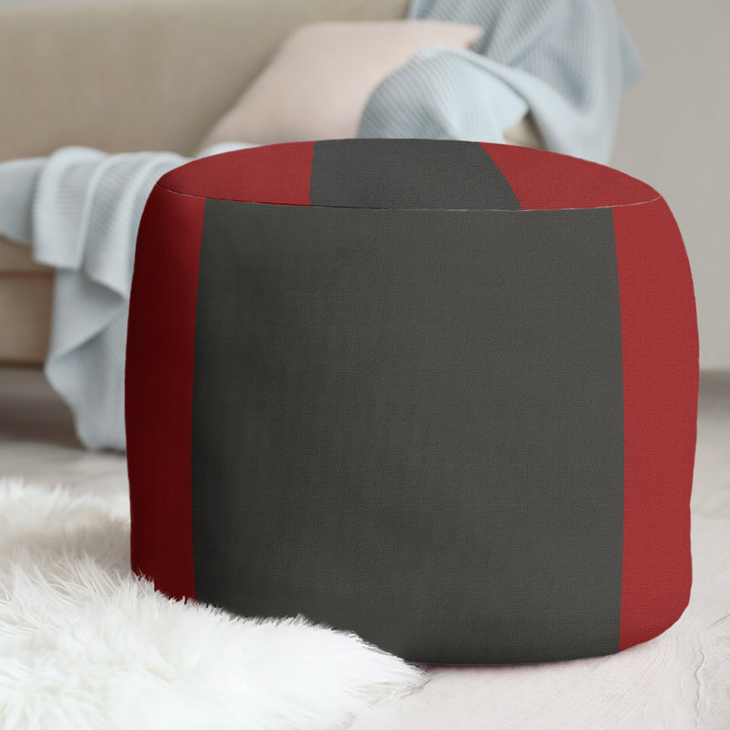 repose-pieds rond 20,5", Red/Dark Gray/Red