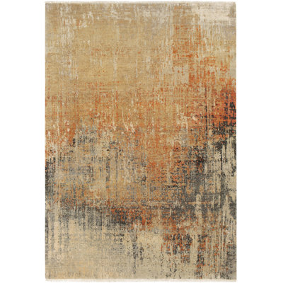 Colaba Silk Abstract Area Rug
