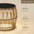 Solar Powered Boho Nesting Coffee Tables Set of 2