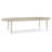 Maple Oval Metal Base Dining Table