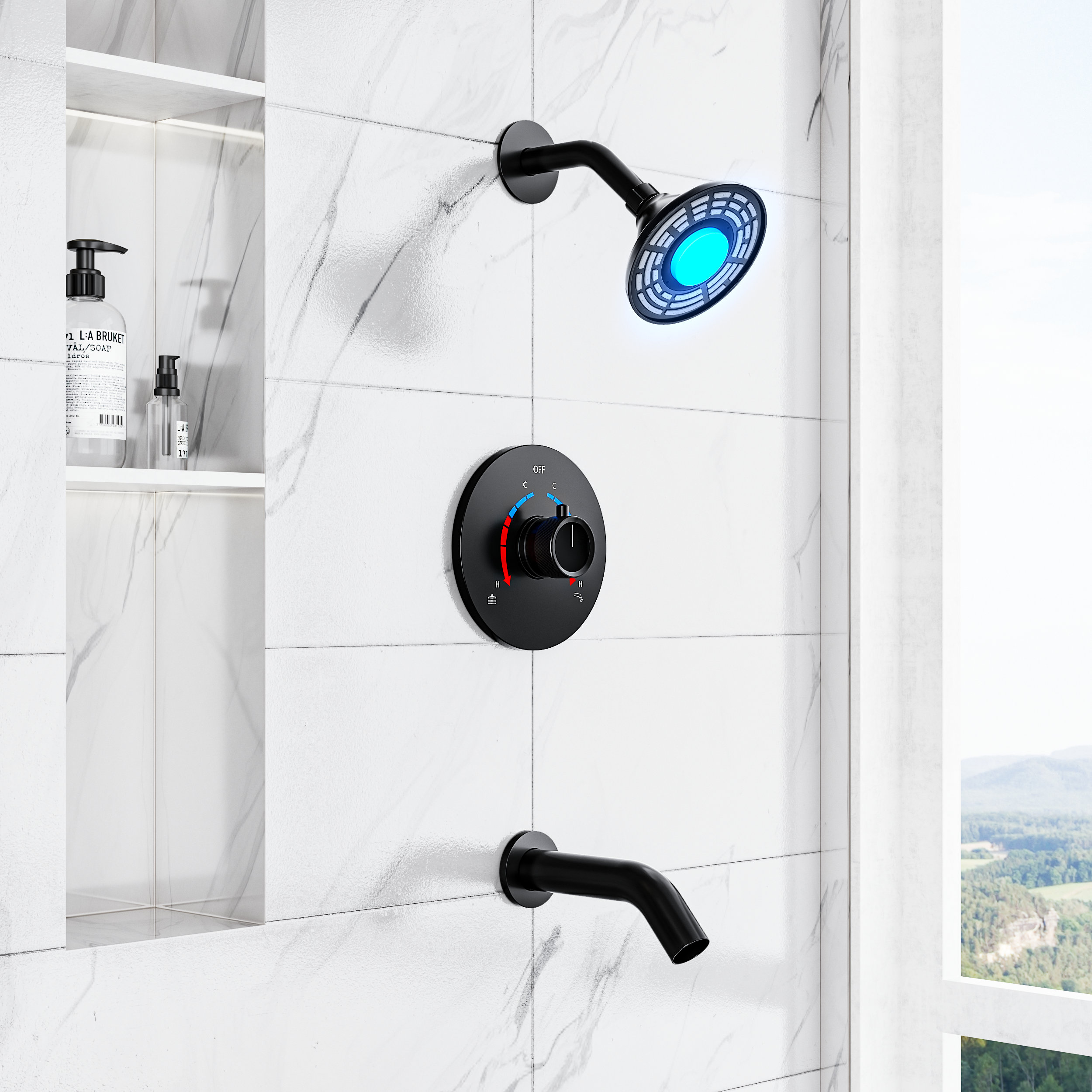 https://assets.wfcdn.com/im/15136210/compr-r85/2527/252785663/wall-mounted-tub-and-shower-faucet-system-with-rough-in-valve-with-3-colors-led-shower-head.jpg